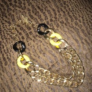 Black and yellow necklace